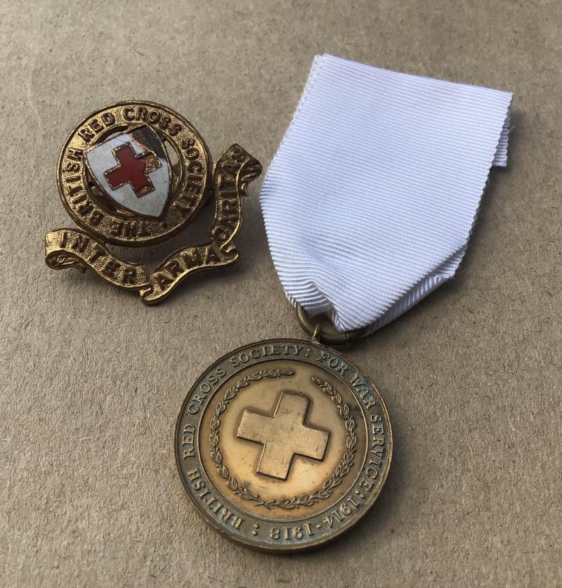 WW1 British Red Cross Society War Service Medal