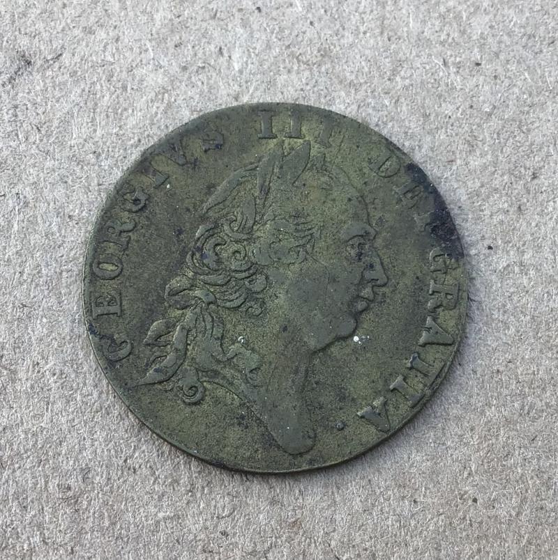 British George III Spade Jeton Game Token