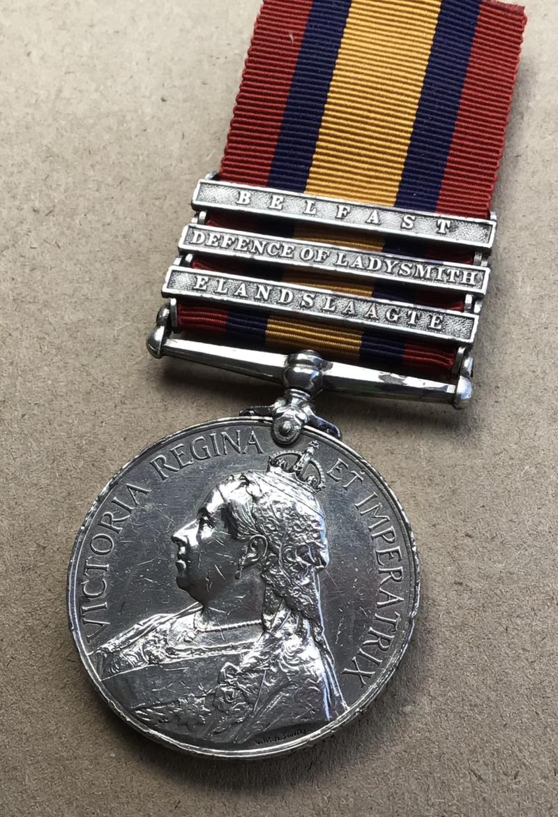 Queens South Africa Medal - Devon Regiment