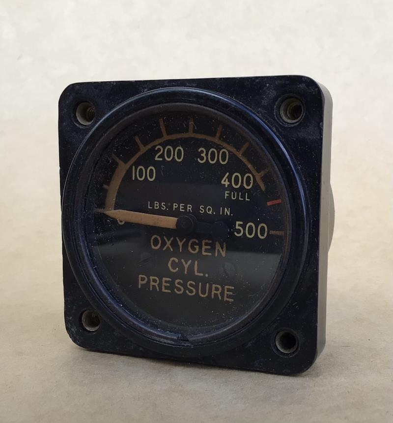 US WW2 Oxygen pressure gauge- B17 Bomber