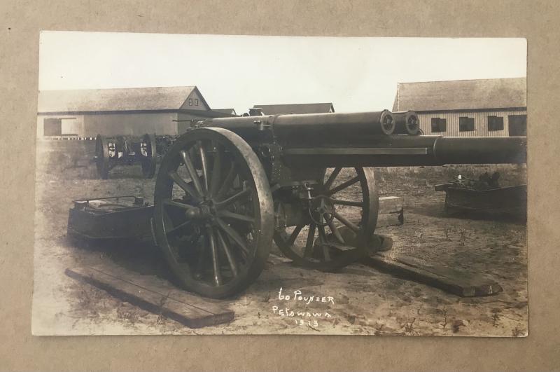 WW1 Artillery Postcard