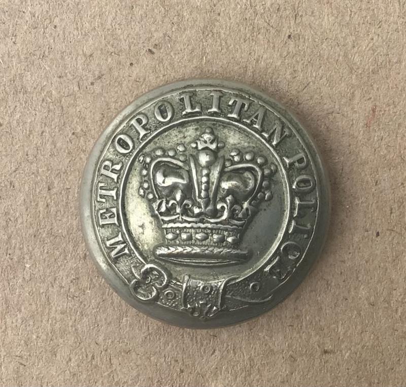 British Metropolitan Police Victorian Period Tunic Button