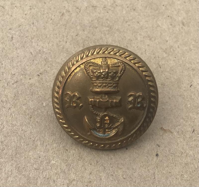 British Royal Naval Reserve QVC Tunic Button