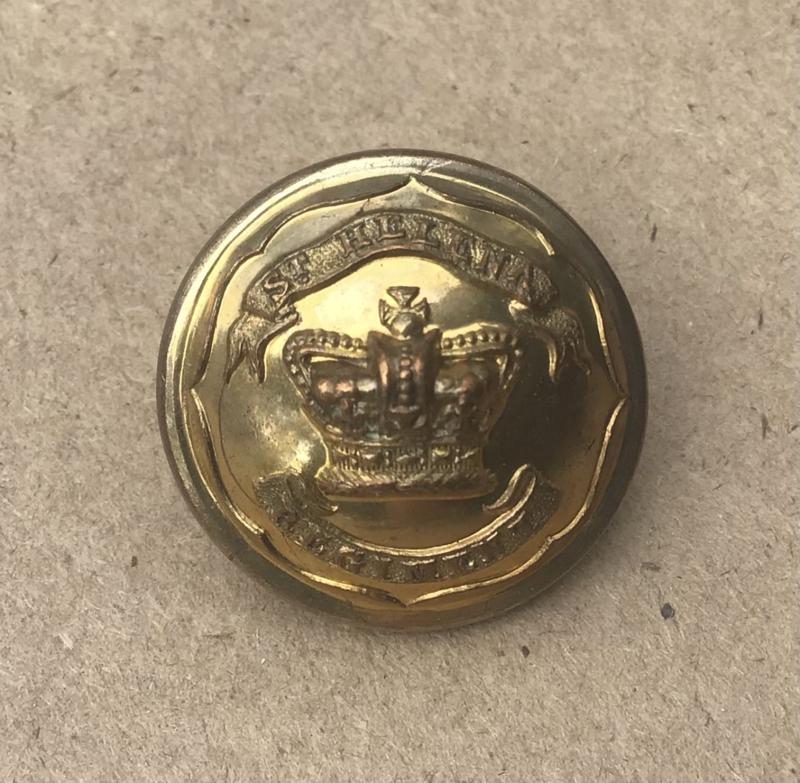 British St.Helena Regiment Tunic Button c1855-1863