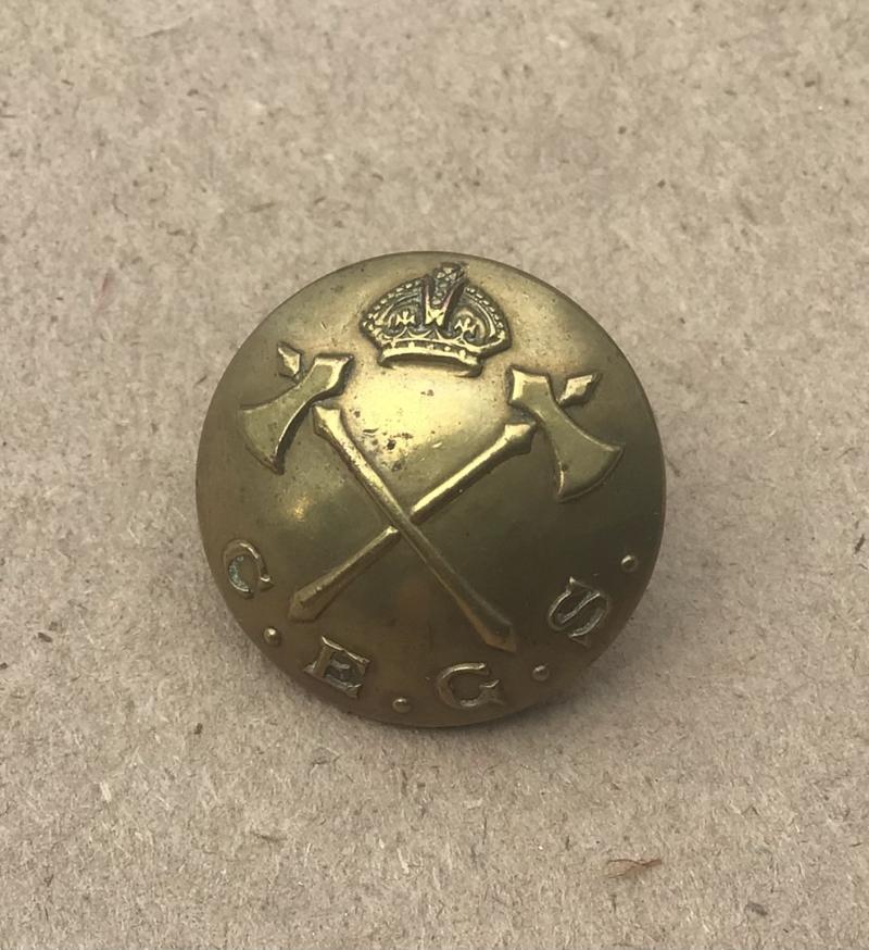 Australian Church of England Grammar School Cadets Tunic Button.