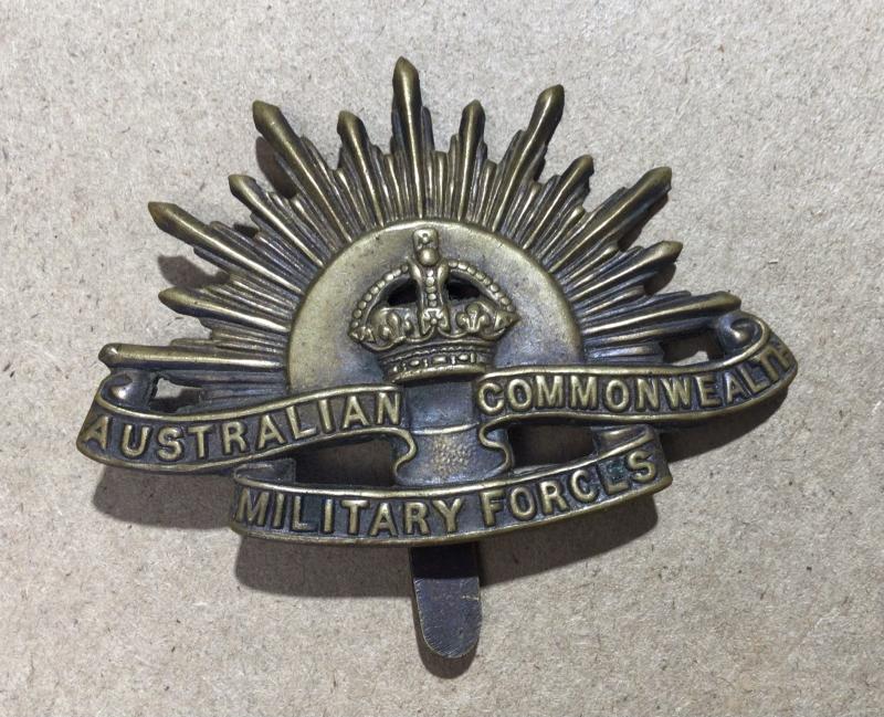 Australia WW1 Rising Sun Hat Badge