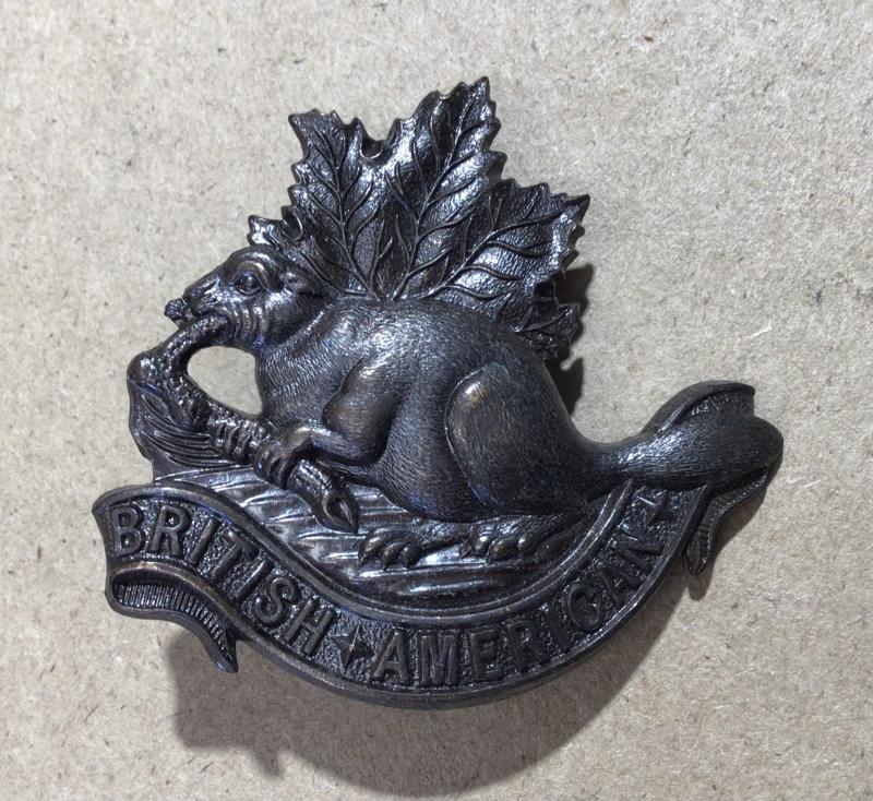 Boer War British American Squadron Kings Colonials Hat Badge