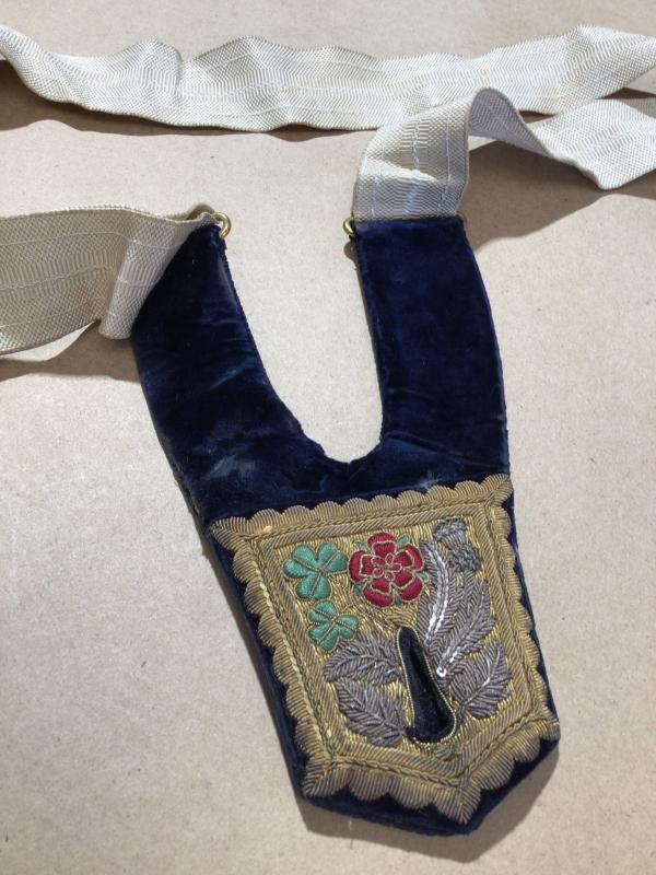 British Diplomatic or Court Sword Hanger.