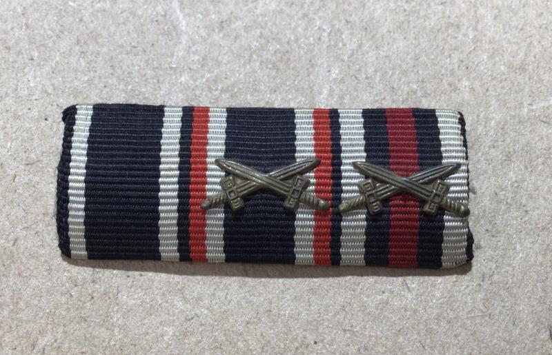 German WW2 3 Place Ribbon Bar
