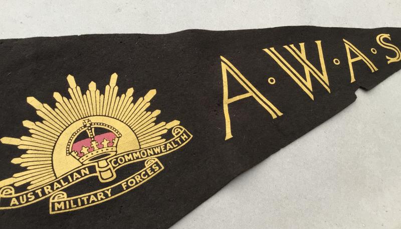Australia WW2 AWAS Souvenir Felt Pennant