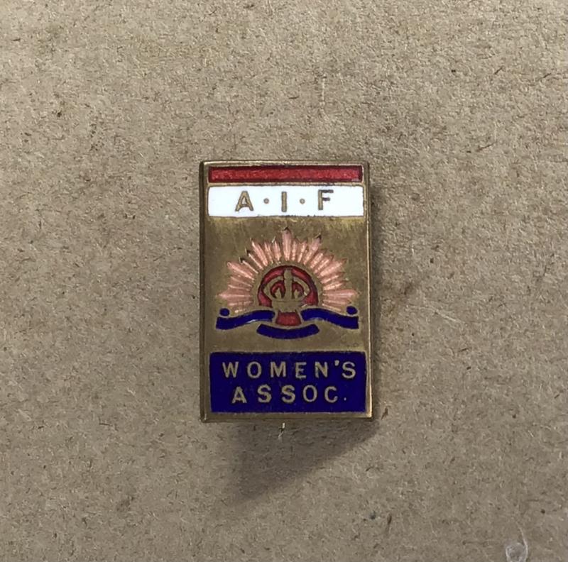 Australia WW2 AIF Women’s Association Lapel Badge
