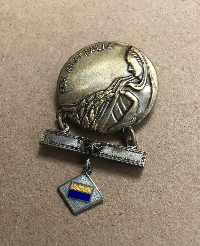 Australia WW2 Mothers and Widows Badge 2/14th Bn