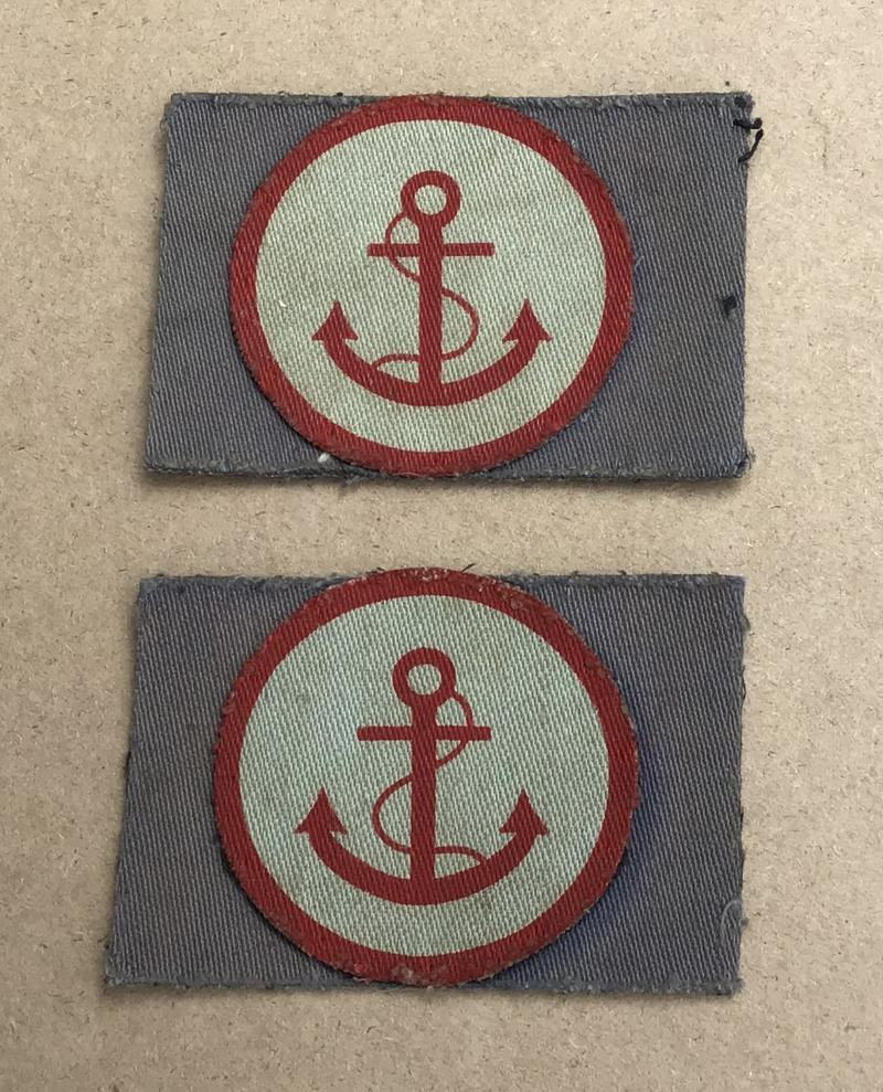 British WW2 Normandy Invasion Beach Group Formation Patches
