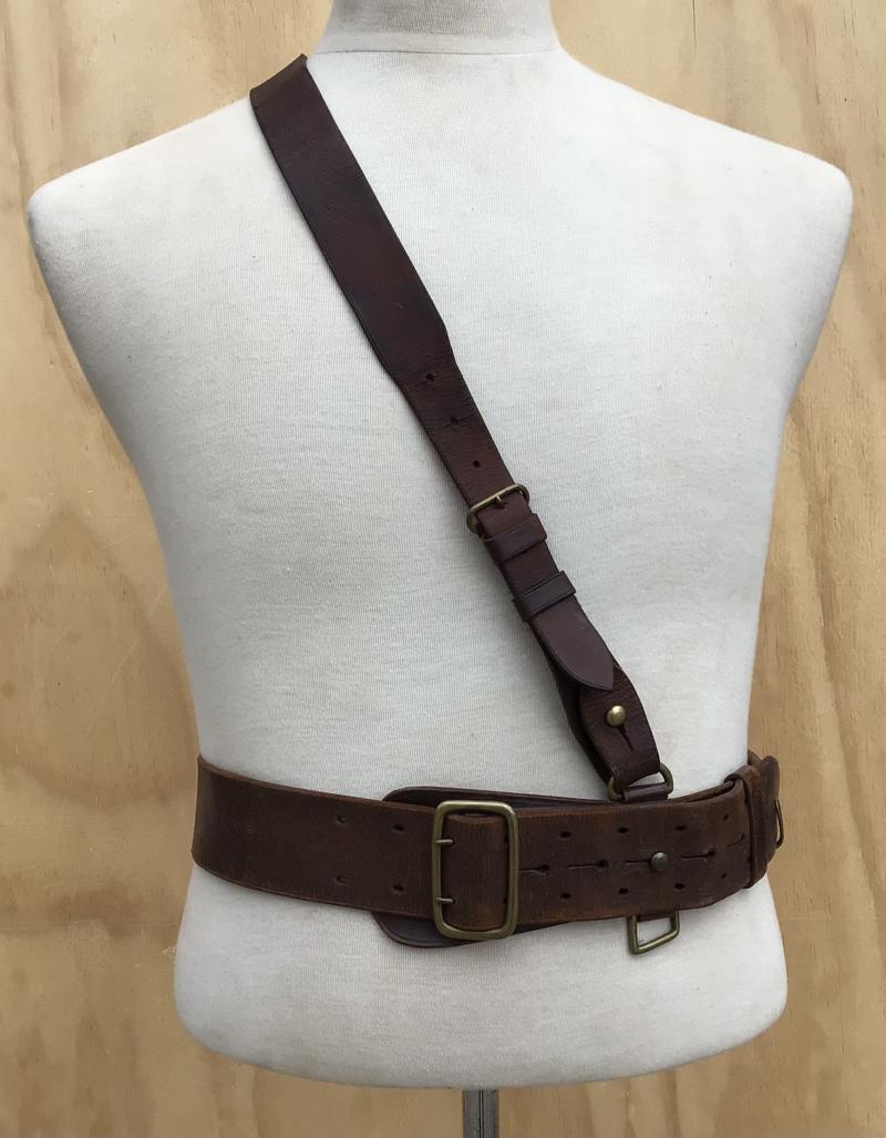 WW2 Army Officers Sam Brown Belt.