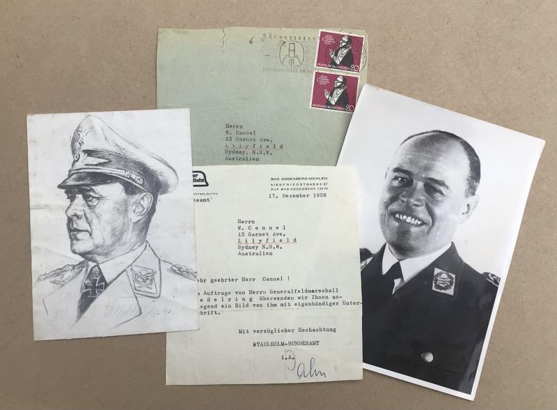 German WW2 Signature of Field Marshal Albert Kesselring