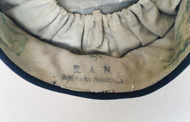 WW2 RAN “HMAS” Ratings Cap