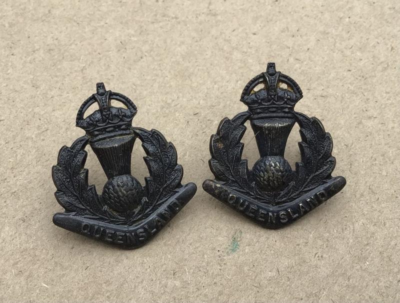 1930-42 16th Bn Collar Badges