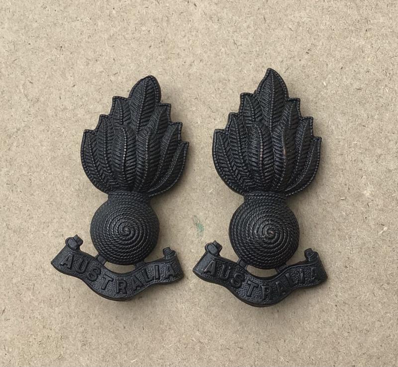 1930-42 Australian Enginners Officers Collar Badges