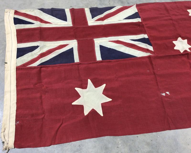 c.WW1 or WW2 Period Australian Red Ensign Flag