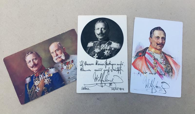 Germany WW1 Kaiser Wilhelm Postcards