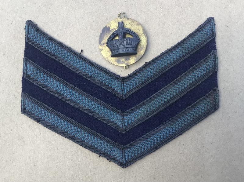 Australia WW2 RAAF Rank Cheveron - Flight Sergeant