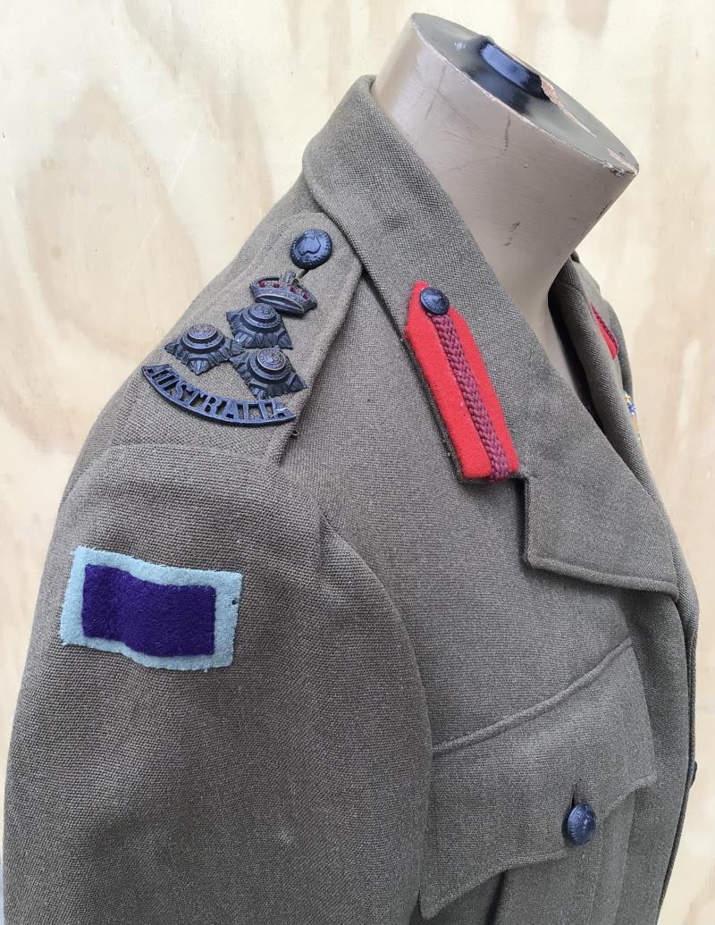 Australia WW2 Attributed 6th Division Engineers Brigadiers Service Dress Tunic