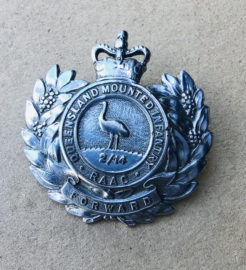 1953-60  2/14th QLD Mounted Infantry Hat Badge