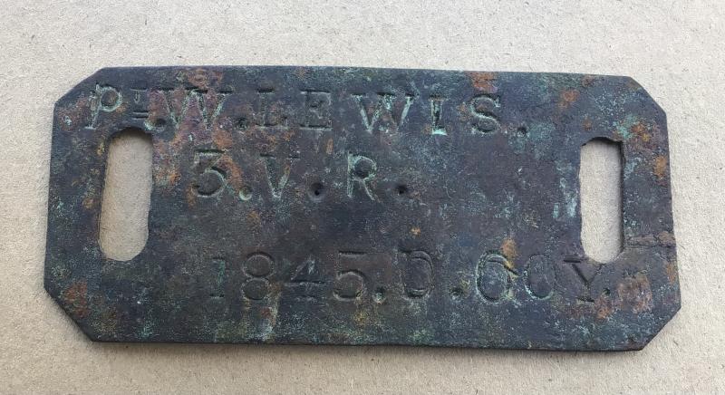 Australia Pre-Federation Victorian Rangers Kit Bag Name Plate