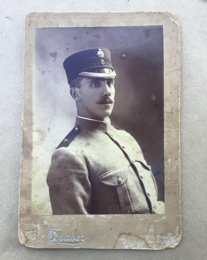 Australia Pre-Federation Ballarat Rangers Officer Photograph.