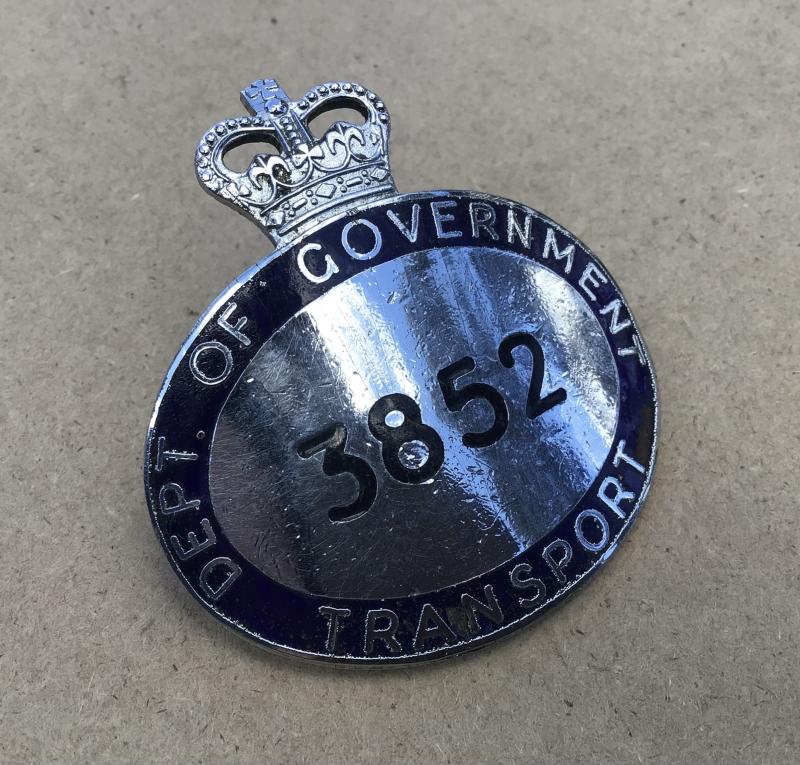 NSW Dept. Of Government Transport Official’s Hat Badge.