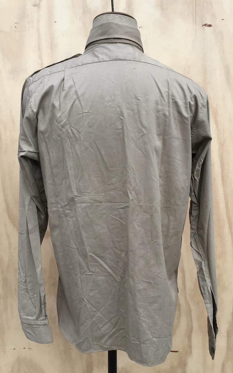 Australia WW2 Named Army Officers Khaki Cotton Collared Shirt