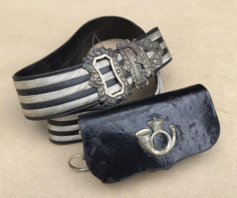 Australia Pre-Federation Victorian Volunteer Rifles Officers Shoulder Belt and Cartouche