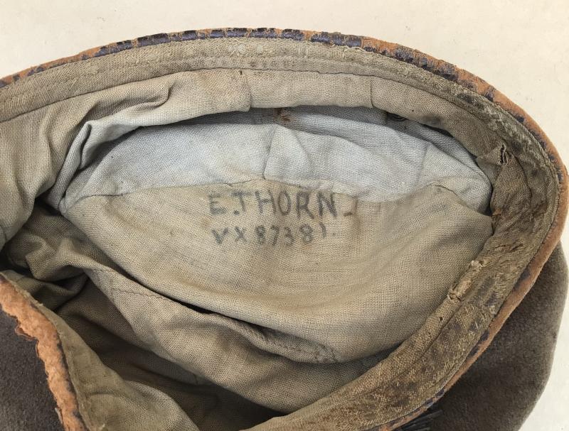 Australia WW2 Army Khaki Wool Beret