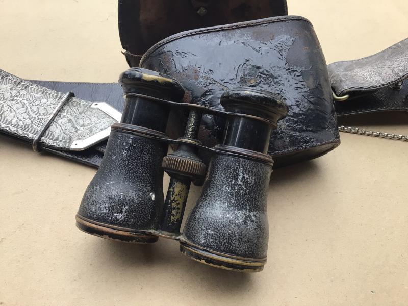 Australian Pre-Federation Volunteer Officers Cross Belt and Binocular Pouch