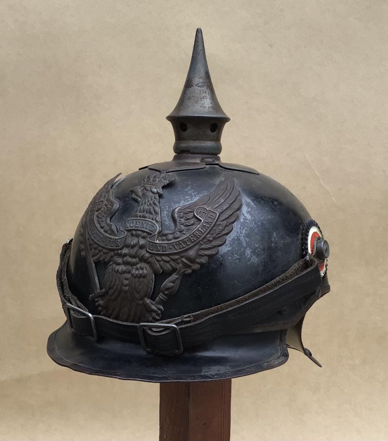WW1 German Jager Zu Pferde Other Rank Helmet - 1916