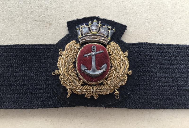 WW2 Merchant Navy Officers Hat Badge