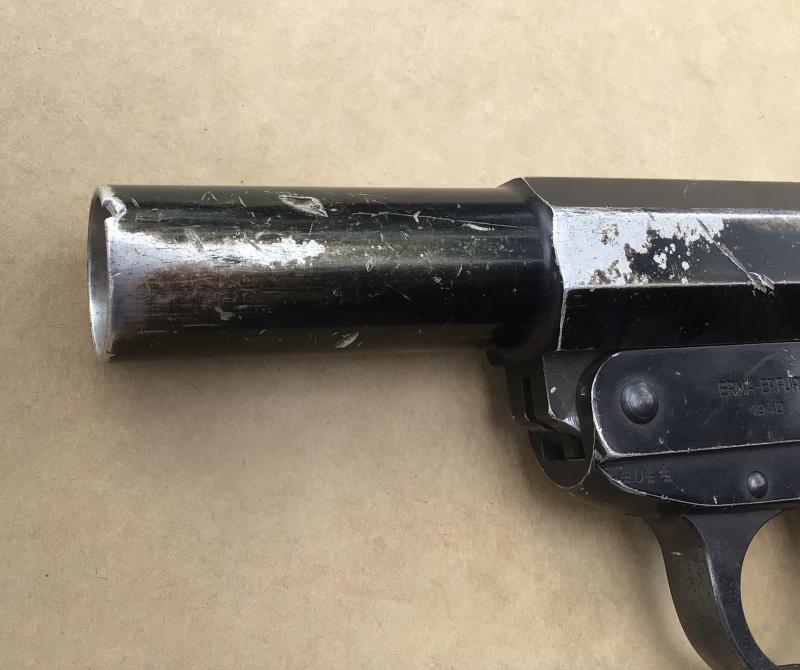 German WW2 Leuchtpistole 34 Erma Flare Gun (1940 Dated)