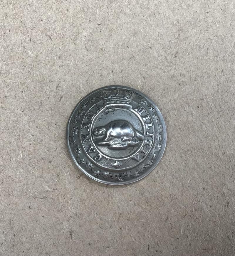 Canadian Militia QVC Button.