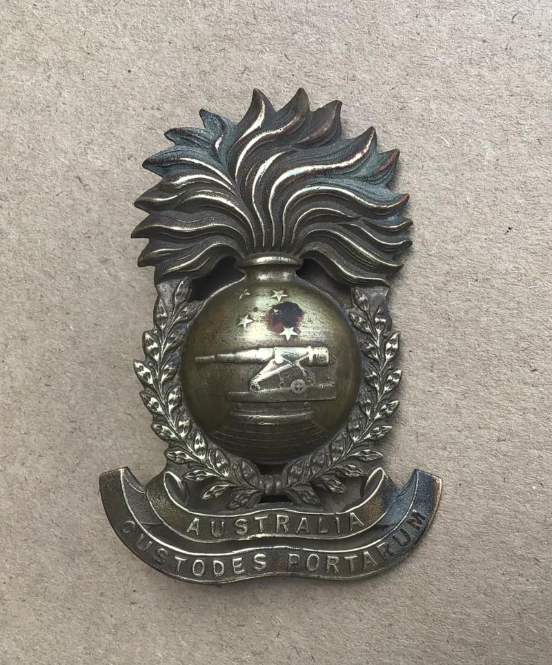 1900-1912 Australian Garrison Artillery Hat Badge