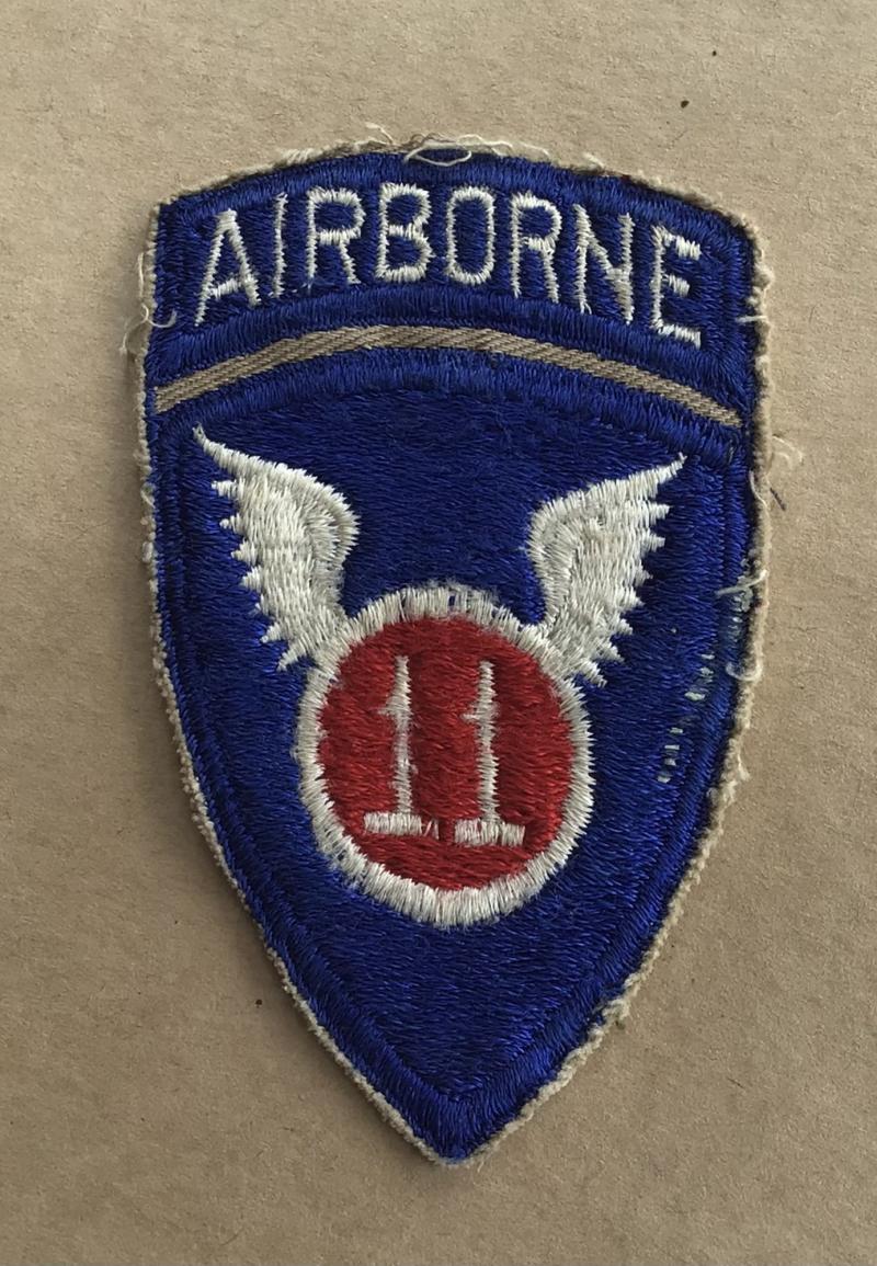 US WW2 11th Airborne Division Shoulder Patch