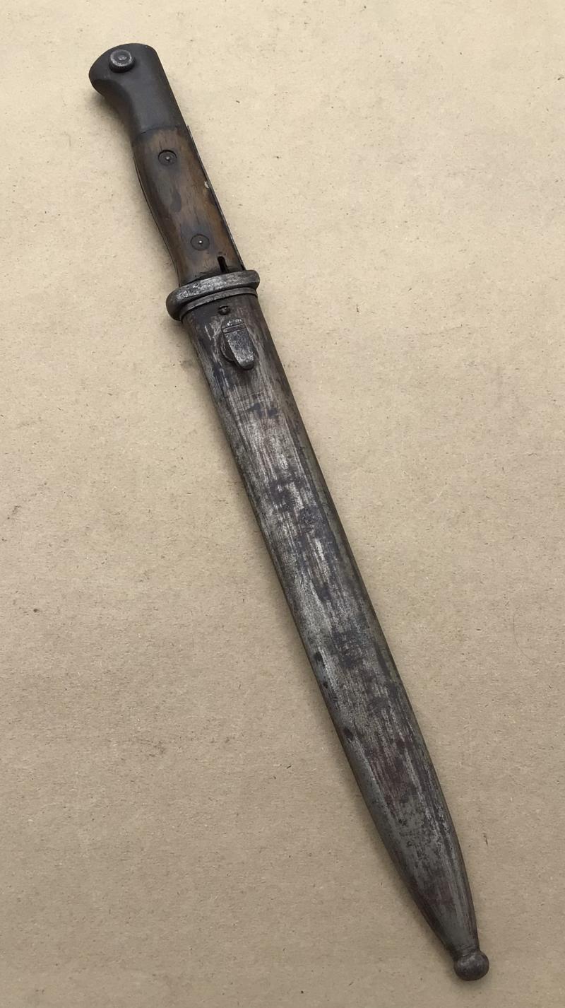 German WW1 M84/98 Bayonet - 1916 Dated.
