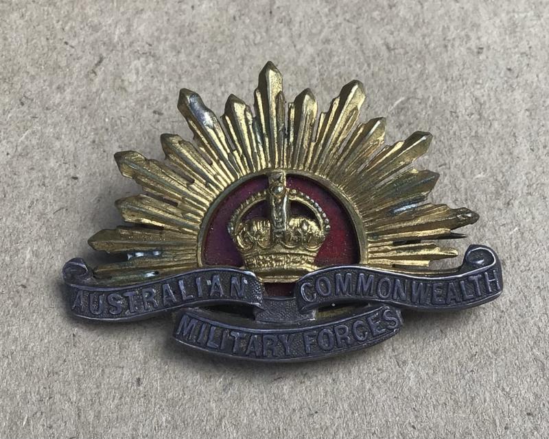 1900-1912 Australian Administrative and Instructional Staff Corps Collar Badge