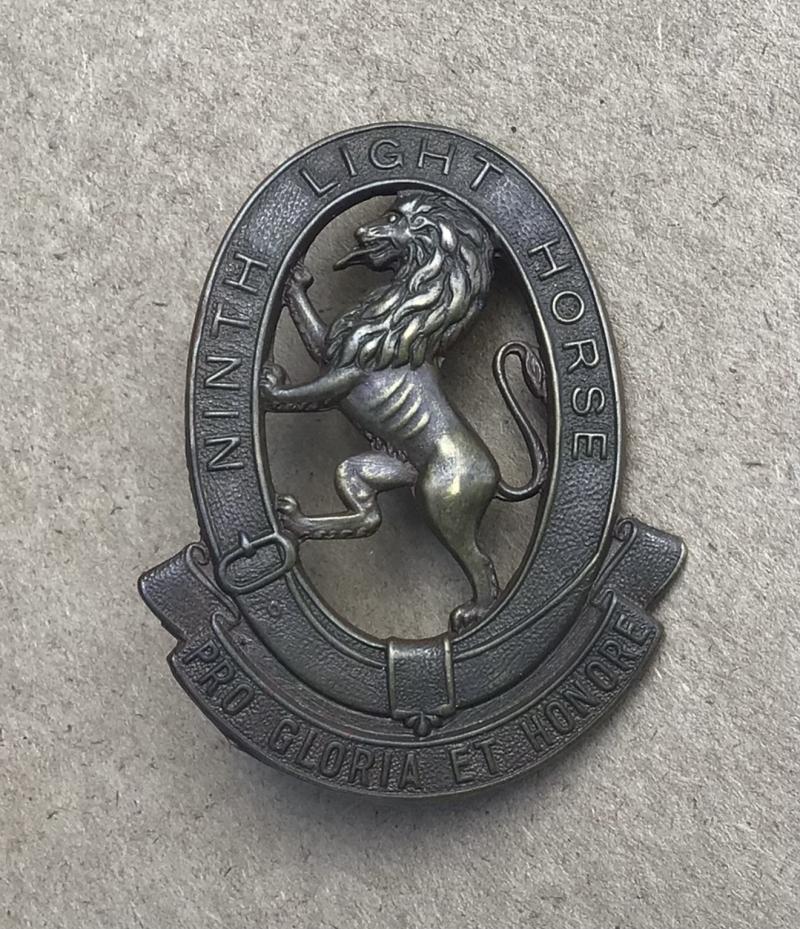 1930-42 9th Light Horse Regiment Hat Badge