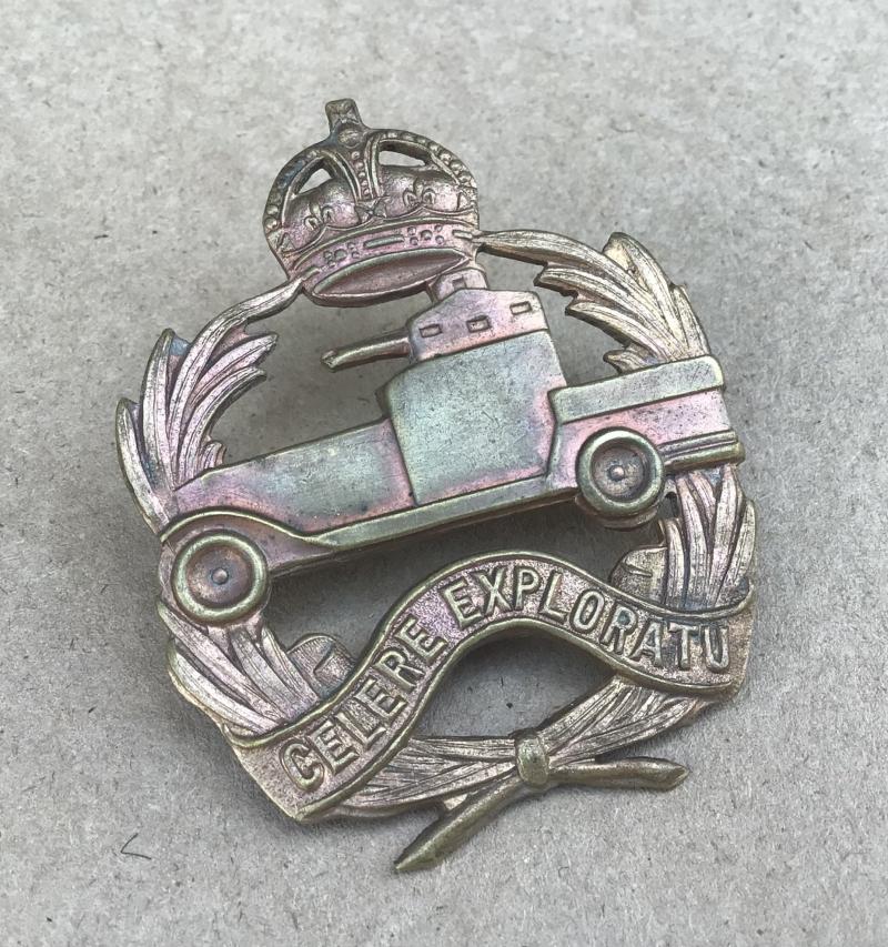 1930-42 1st Armoured Car Regiment Hat Badge.