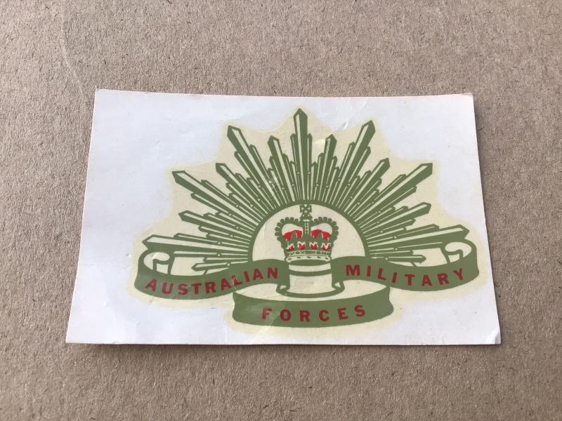Australia c.1960’s-70’s Rising Sun Helmet Decal