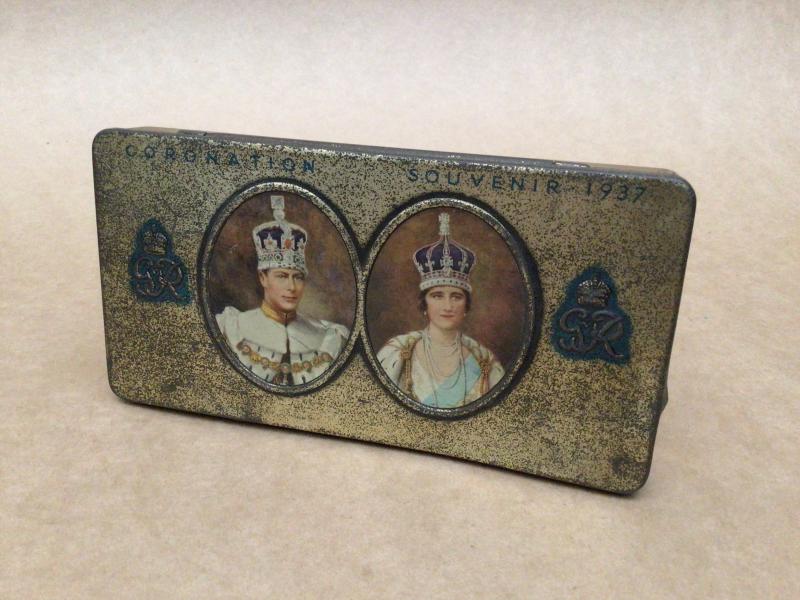1937 Rowntree Coronation Chocolate Tin