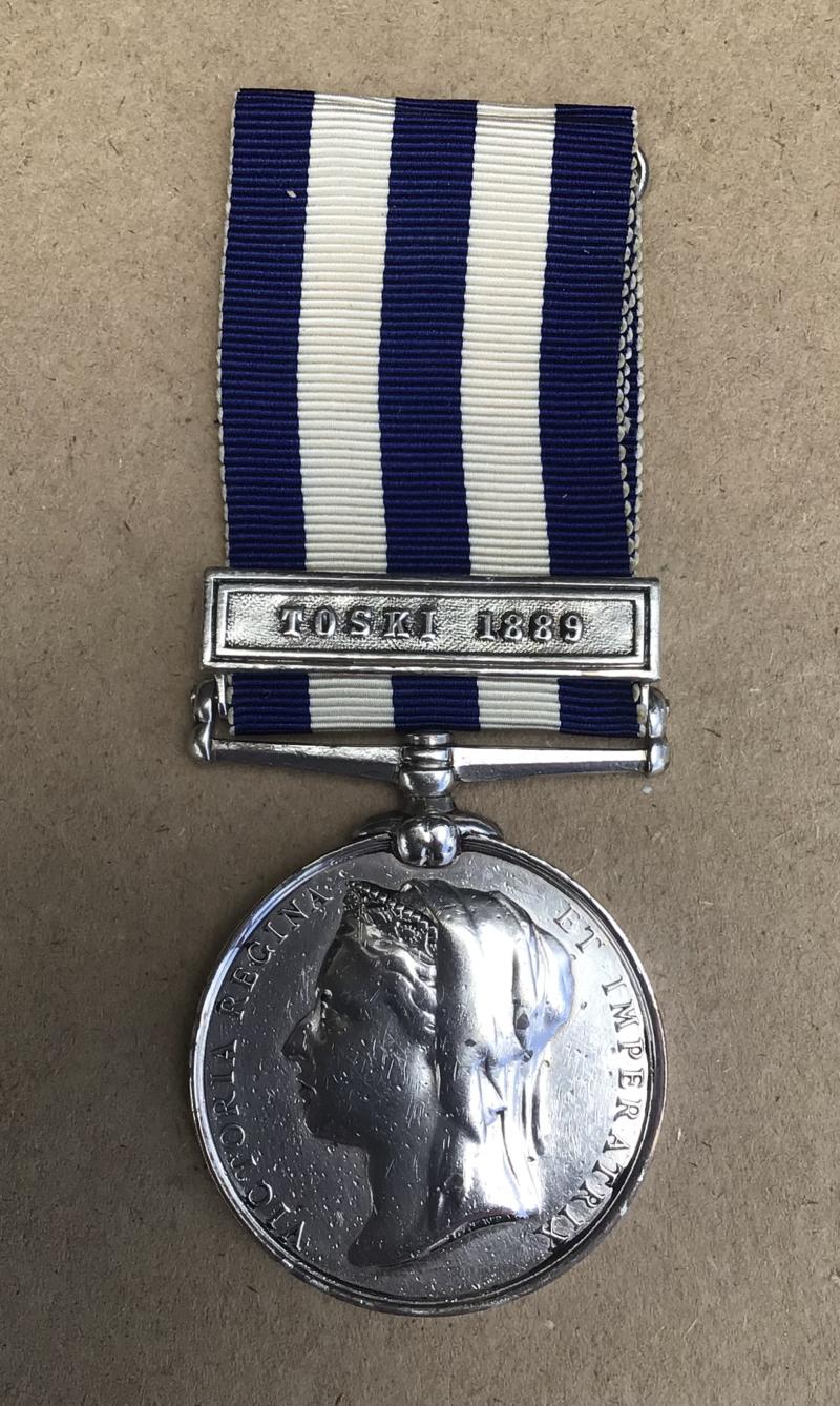 Egypt Medal 1882-89 Clasp “Toski 1889”