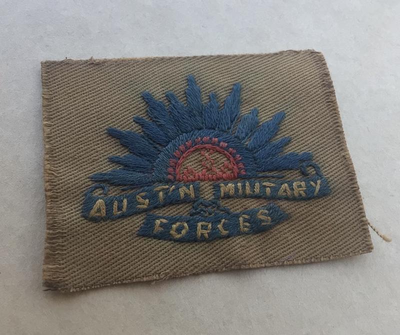 Australia WW1 AIF Demobilized Recruit Sleeve Badge
