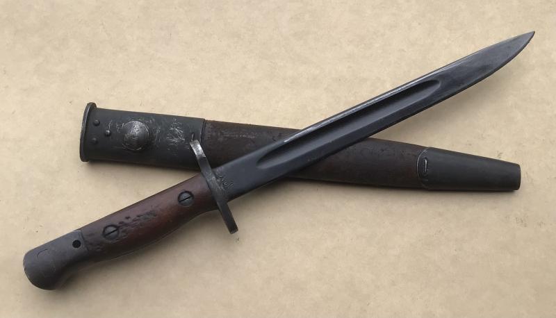 Australia WW2 Owen Bayonet - 1945 Dated.