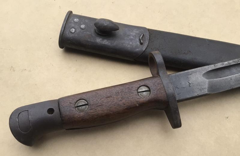 WW1 Australian Issue, British WW1 1907 Bayomet - 1917 Dated